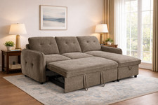 Brown Universal Corner Sofa