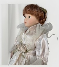 Exquisite Vintage Porcelain Fairy Ballerina Doll with Pearls - Collector’s Gem!