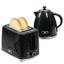 HOMCOM Kettle and Toaster Set