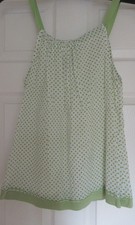 LADIES MATALAN SPOTTY FLOATY  TOP size 14