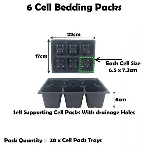 Cell bedding packs plug - 6,