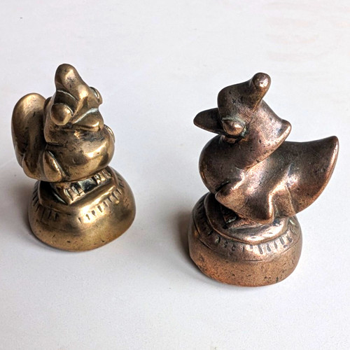 Antique brass burmese hintha - brass,