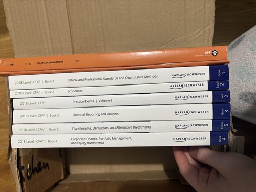 Cfa kaplan schweser 2018 level - cfa,