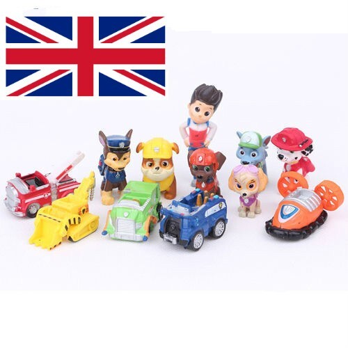 12pcs paw patrol action - 12pcs,