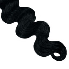 1G 20inch Curly Wavy  Nano Ring Tip Bead Remy Human Hair Extensions Double Drawn