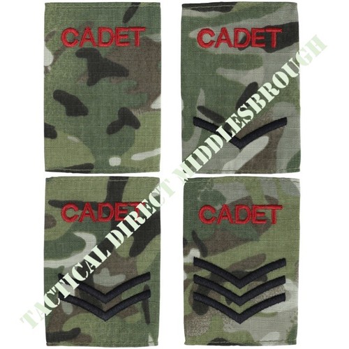 British army cadet rank slide - army,