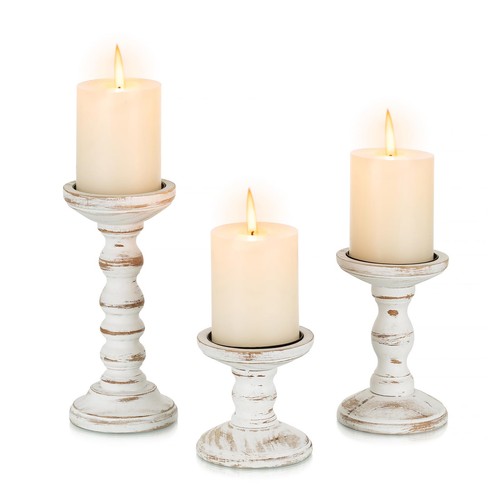 Candeldo wooden pillar candle - candeldo,