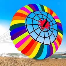 Rainbow ring kite parafoil - rainbow,