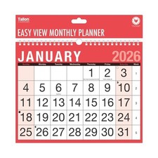 2026 Easy Month To View A4 Planner Wall Calendar One Month To View Office Home