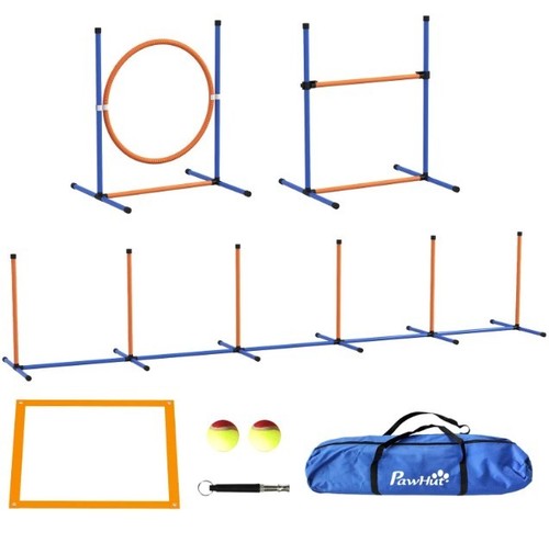 Pawhut pcs dog agility - pawhut, 4
