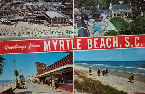 Myrtle beach 1960s view - sc.,