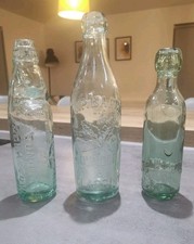 Vintage Glass Bottles G & P