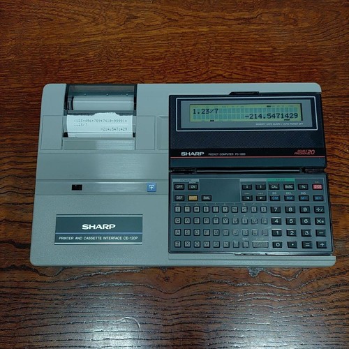 Sharp 1280 pocket computer - sharp,