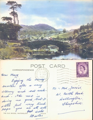 The old bridge watendlath - old,