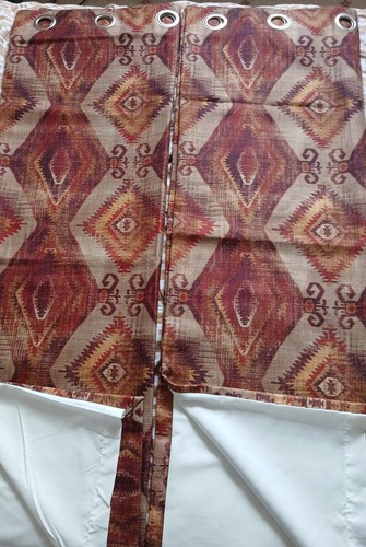 Curtains pair 168cm 137cm - pair,
