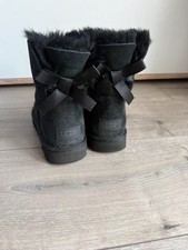 UGG bow boots black womens