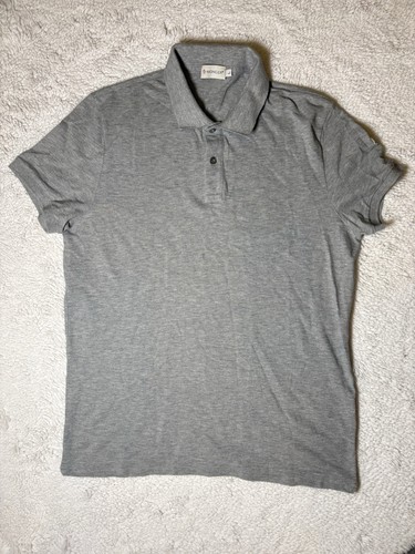 Moncler light grey marl - grey, pique