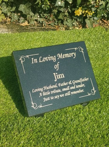 Personalised black granite - personalised,