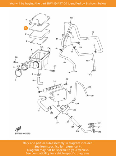 Yamaha seal bw4 - yamaha, oem