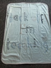 Nice velour blanket with detail.size 75x100cm.new.