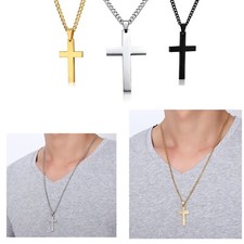 Metal Black Rosary Cross