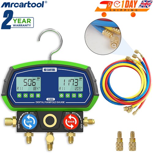 Digital manifold gauge - ac,