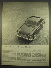 1961 Humber Car Ad - What's so