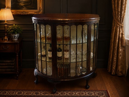 Antique display cabinet - antique,