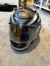 Arai Quantic Motorcycle Helmet Full Face Size Medium Snake White
