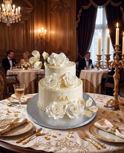 Set white roses with - of,