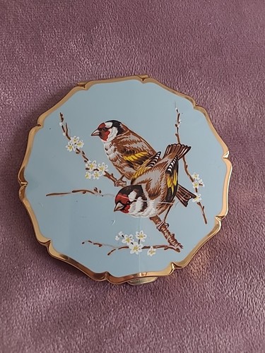 Vintage stratton blue enamel - blue,
