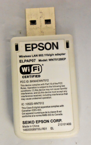 Epson elpap07 usb adapter - epson,