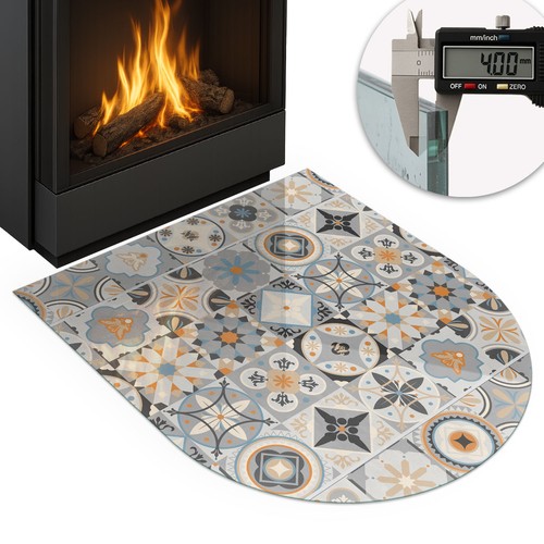 Glass fire protection plate - protection,