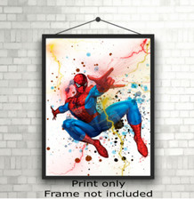 Marvel Spiderman Superhero Bedroom Wall Art Poster Print Picture Gift A5 A4 A3