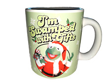 Christmas Kermit  Mug  Cup The Muppets Coffee Tea  I'm Swamped With Gifts