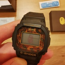 A BATHING APE BAPE x CASIO G-SHOCK Brown Camo Limited 2000pcs