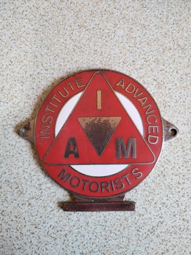 Vintage car badge - car, of