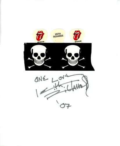 Keith richards autograph with - autograph,