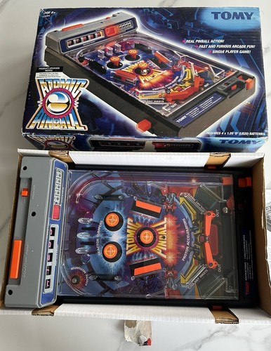 Vintage atomic tomy pin ball - atomic,
