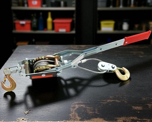 Hand puller winch - puller, turfer