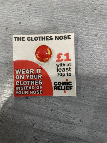 Red nose day 1999 - red, pin