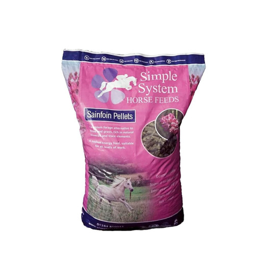 Simple system sainfoin pellets - system,