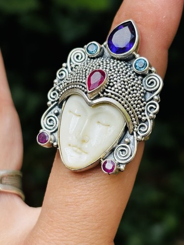 Massiv royal bali silver ring - massiv,