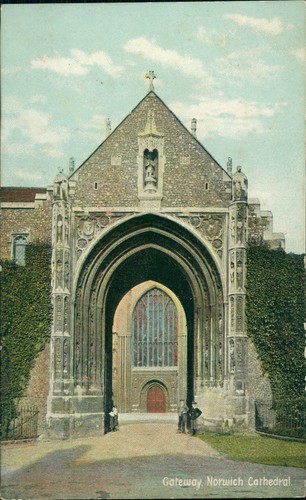 Postcard norwich cathedral - postcard,
