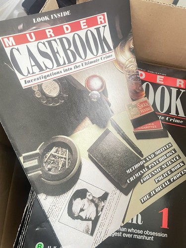 Murder casebook magazines - murder,