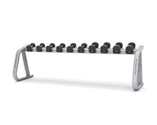 Matrix Fitness Aura FW90 Single-tier Dumbell Rack Weights Home Gym Commercial