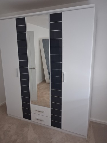 White freestanding door - white, 3
