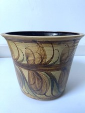 Studio Pottery Plant Pot Planter 15cm Signed Alvingham