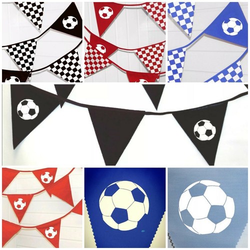 Printed football bunting 10 - printed,