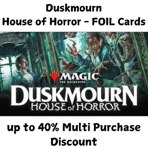 Duskmourn foil cards u - cards,